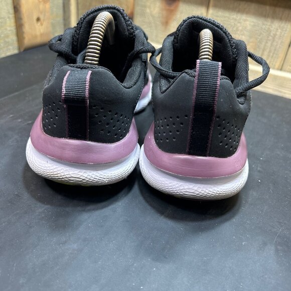 Under Armour Charged Assert 9 Womens Low Top Athletic Shoes Black/Lilac Size 7.5 - Picture 6 of 8